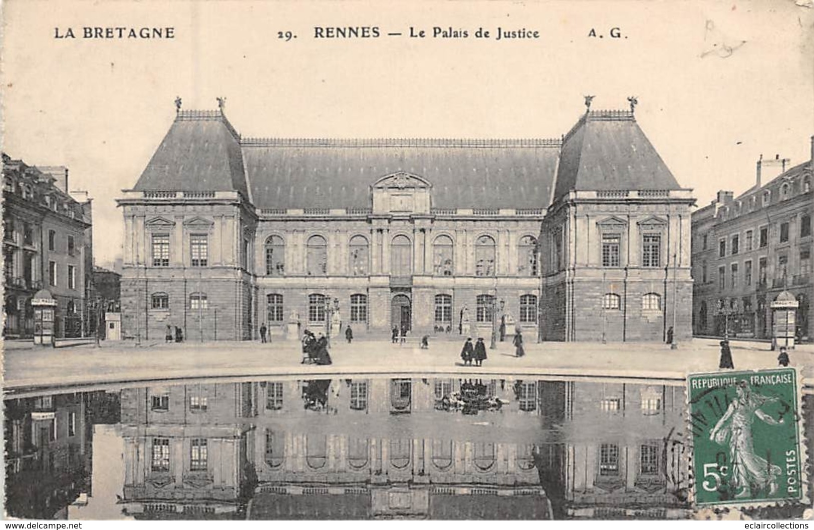 Thème   Justice.   Palais De Justice De:        35   Rennes         (voir Scan) - Sonstige & Ohne Zuordnung