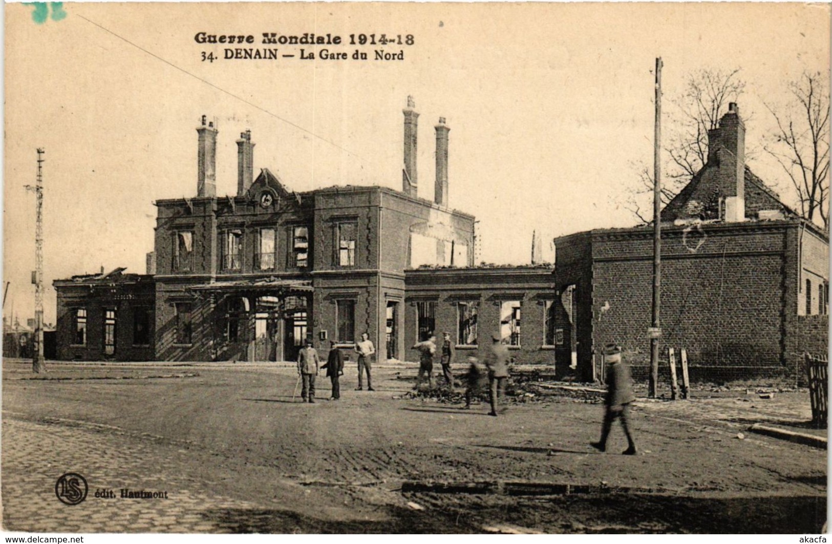 CPA DENAIN-La Gare Du Nord (422715) - Denain