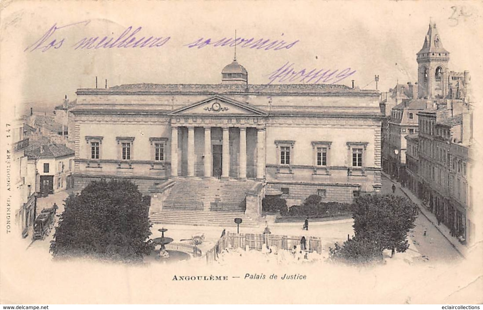 Thème   Justice.   Palais De Justice De:      16  Angoulême               (voir Scan) - Andere & Zonder Classificatie