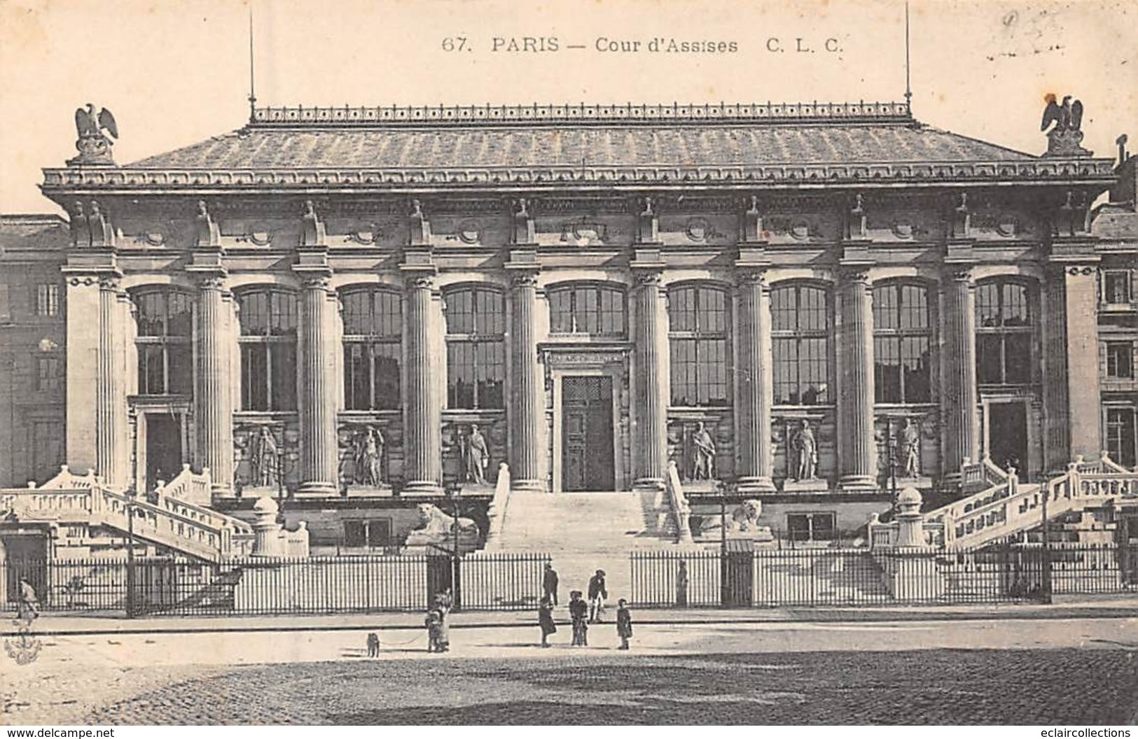 Thème   Justice.   Palais De Justice De:      75   Paris  Cours D'Assises                (voir Scan) - Autres & Non Classés