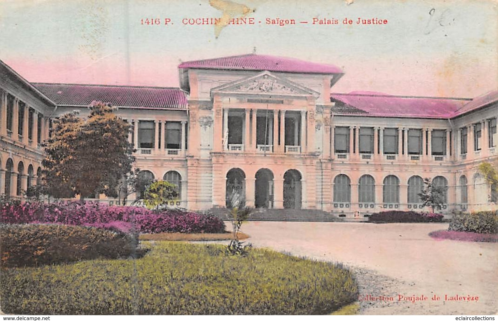 Thème   Justice.   Palais De Justice De:      Cochinchine  Saïgon               (voir Scan) - Other & Unclassified