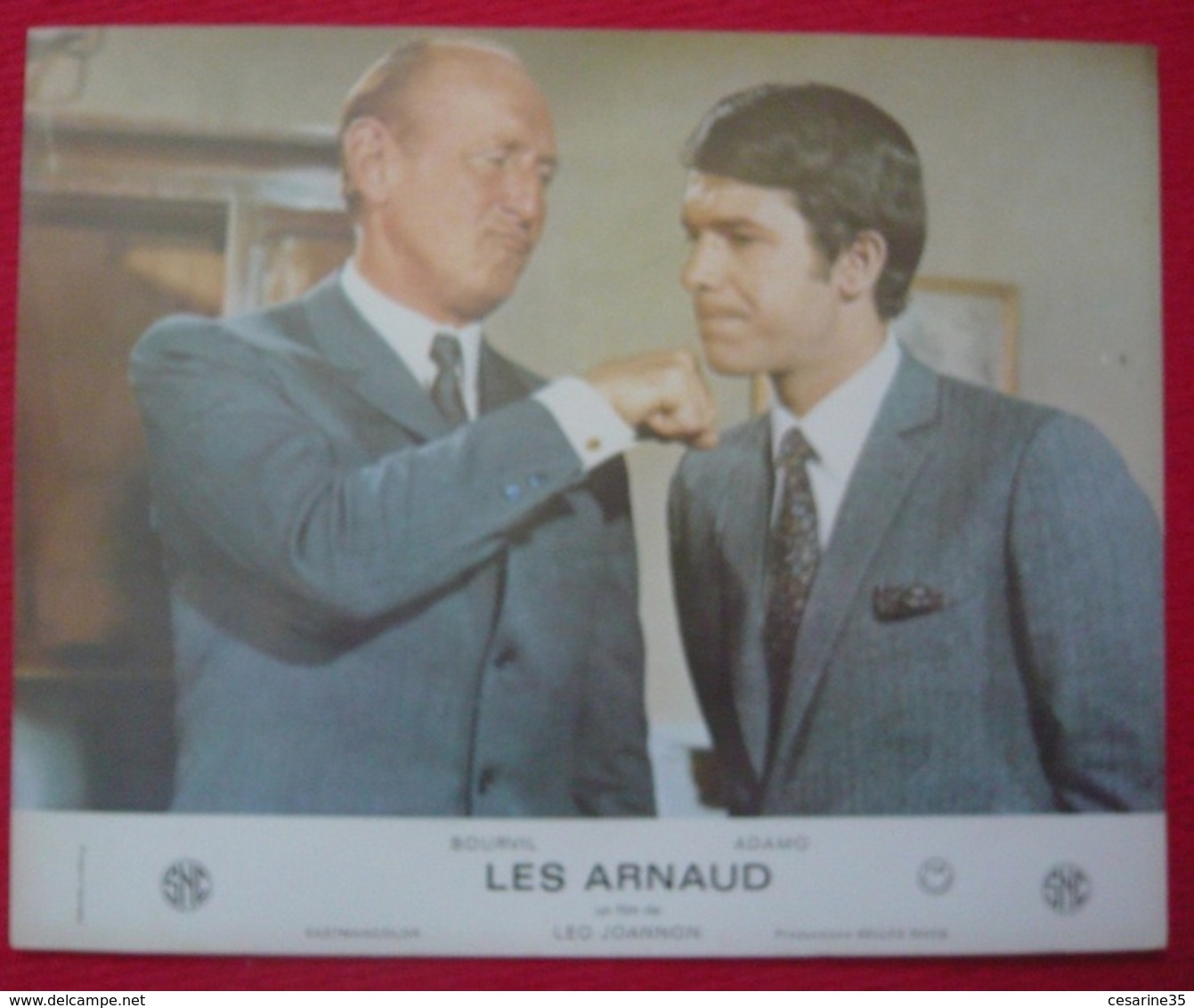 16 Photos Du Film Les Arnaud (1967) – Bourvil - Adamo - Albums & Collections