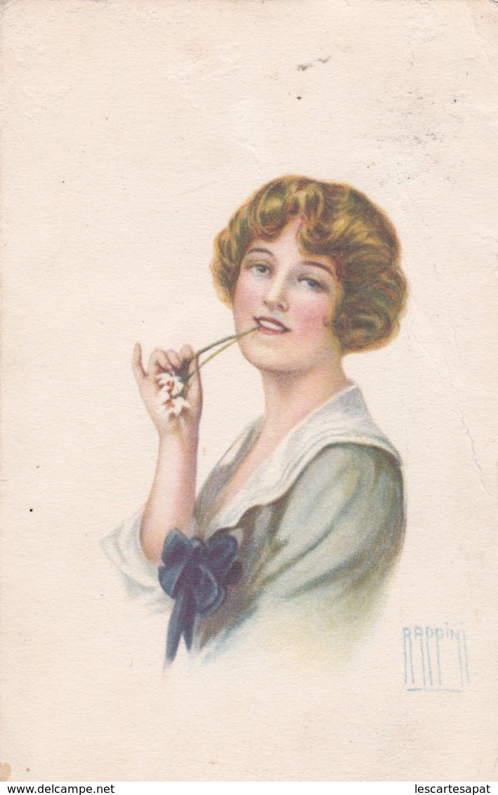 CPA-   Illustrateur RAPPIN -  Stampa Italy N°22-5  Portrait Femme  (lot Pat 78) - Sonstige & Ohne Zuordnung