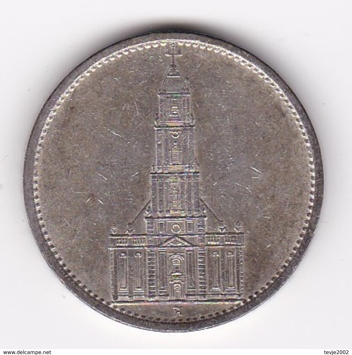 Wal_ Deutsches Reich  - 5 Reichsmark - 1935 - A - Garnisonskirche (ohne Datum) (e) - 5 Reichsmark