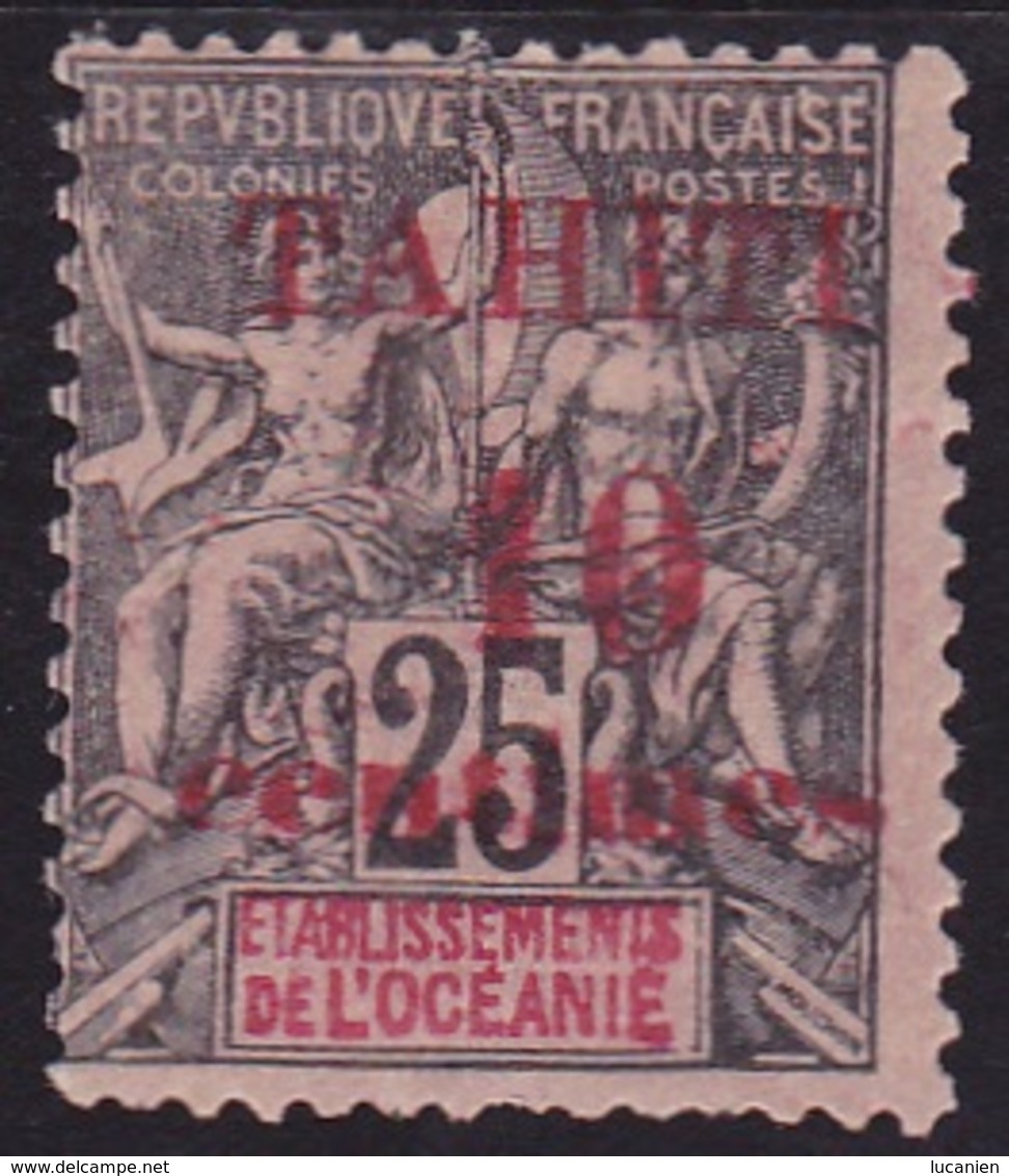 Tahiti N° 31 Neuf * - Voir Verso & Descriptif - Unused Stamps