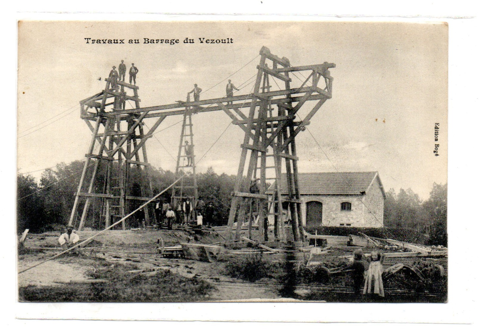 Travaux Au Barrage De Vezoult - Autres & Non Classés