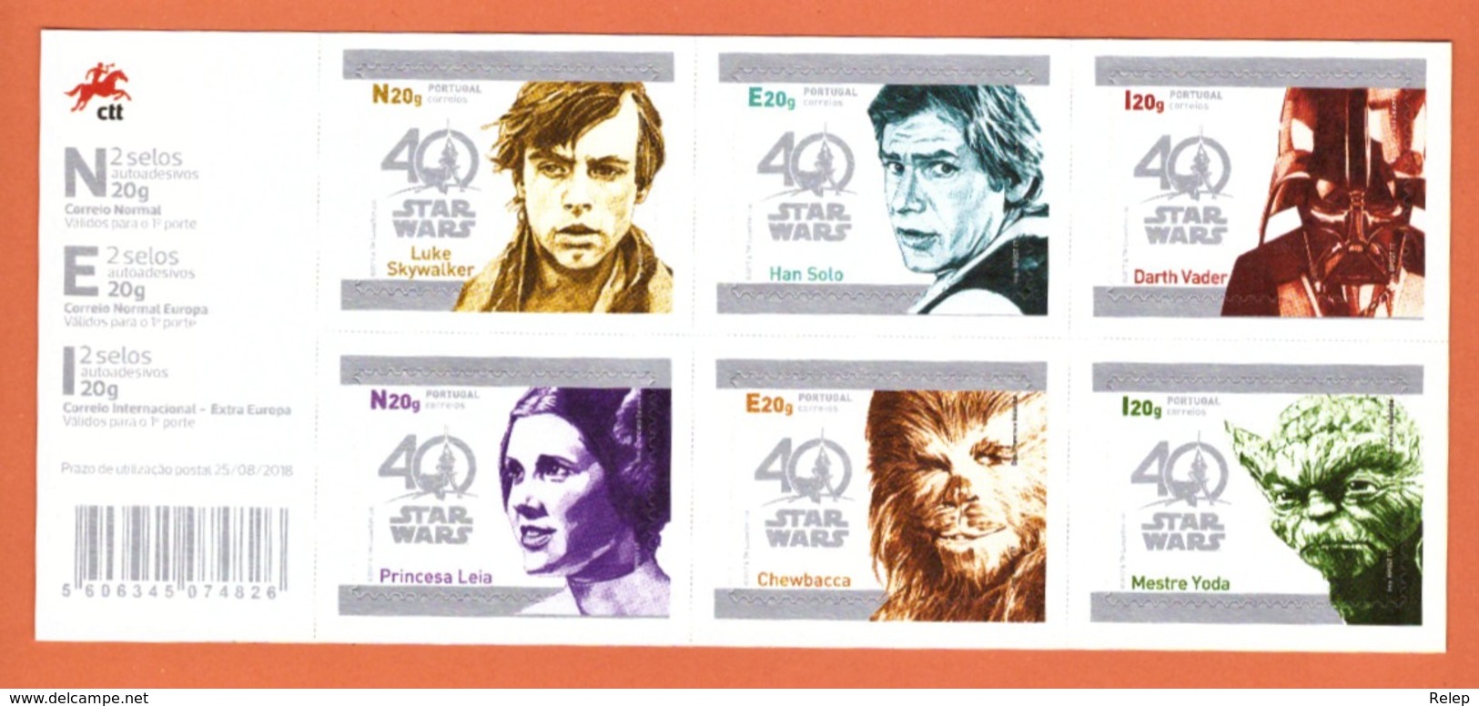 Portugal 2017 Star Wars - 40 Anos MNH # 2017 Movies - The 40th Anniversary Of Star Wars Cote €6.50 - Neufs