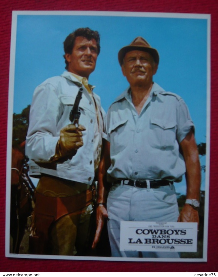 8 Photos Du Film Cowboys Dans La Brousse (1967) – Andrew Marton - Albums & Collections