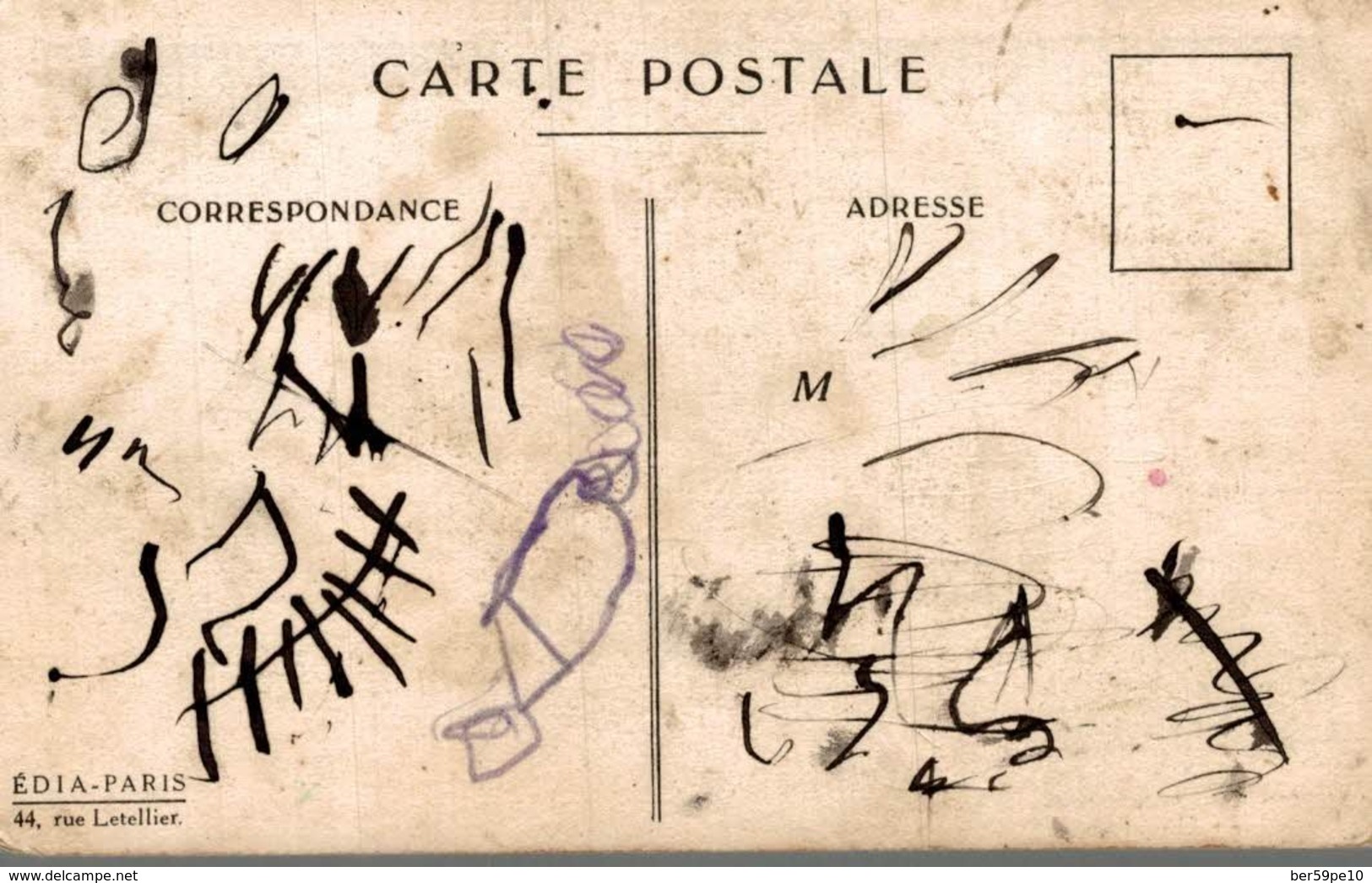 CARTE POSTALE PUBLICITAIRE POTASSE D'ALSACE  UNE DEFENSE EFFICACE - Publicidad