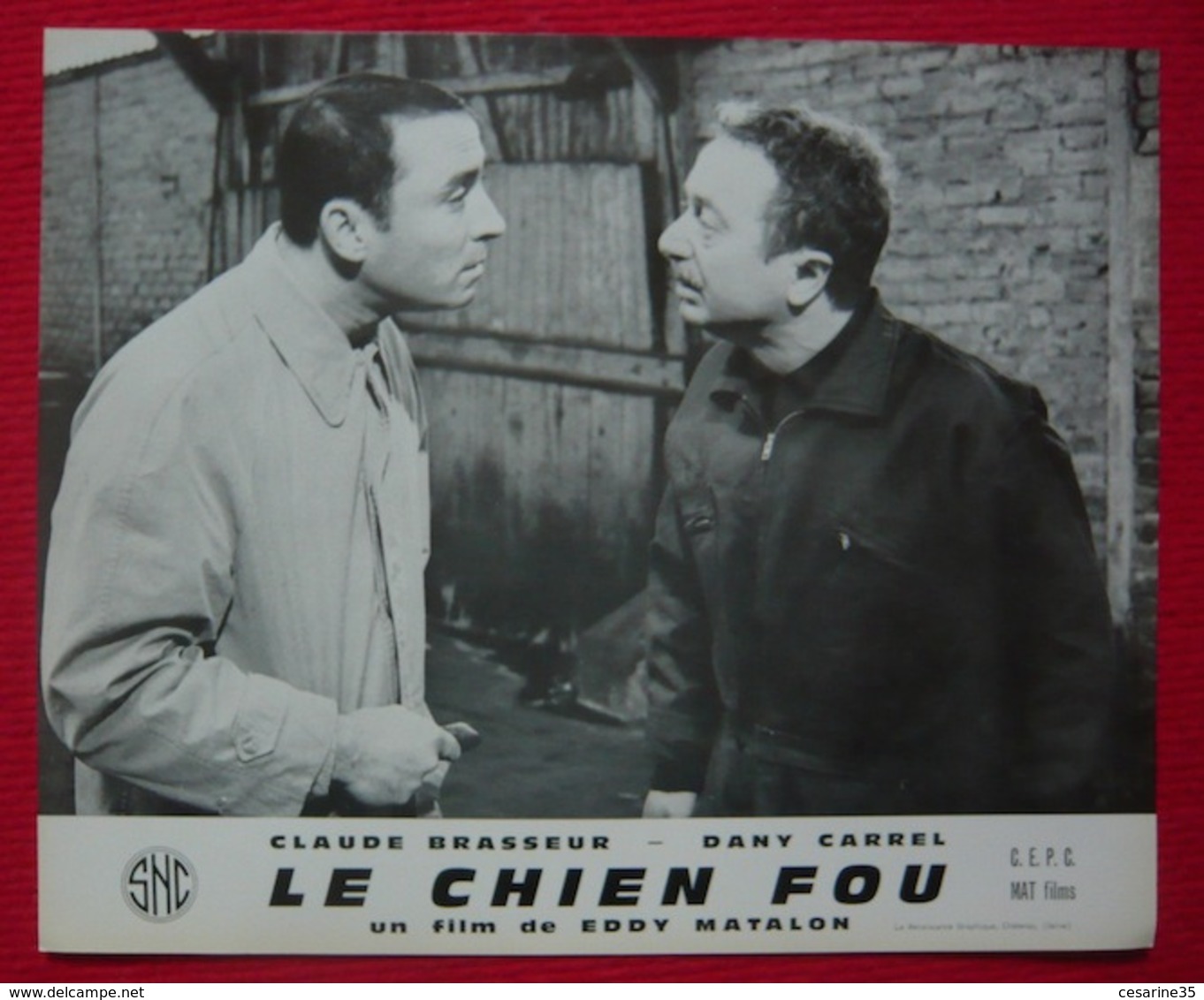 16 Photos Du Film Le Chien Fou (1966) - Claude Brasseur - Albums & Collections