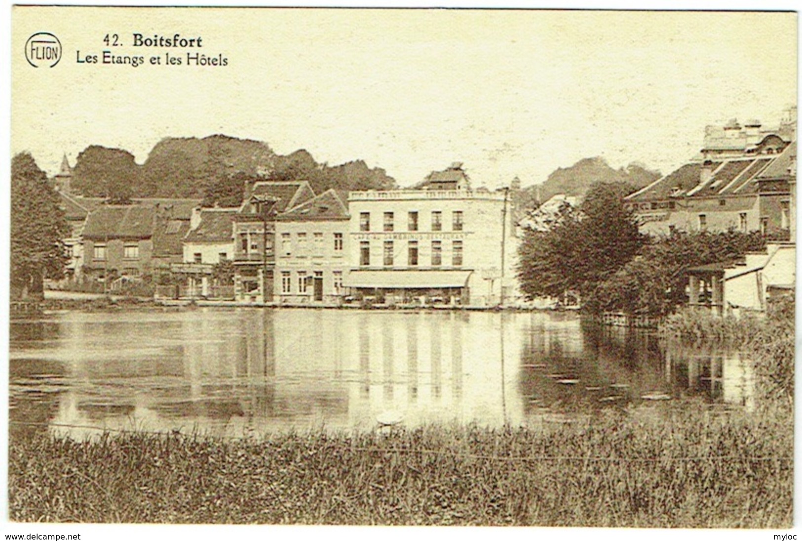 Watermael-Boitsfort.  Etangs Et Hôtels. - Watermael-Boitsfort - Watermaal-Bosvoorde