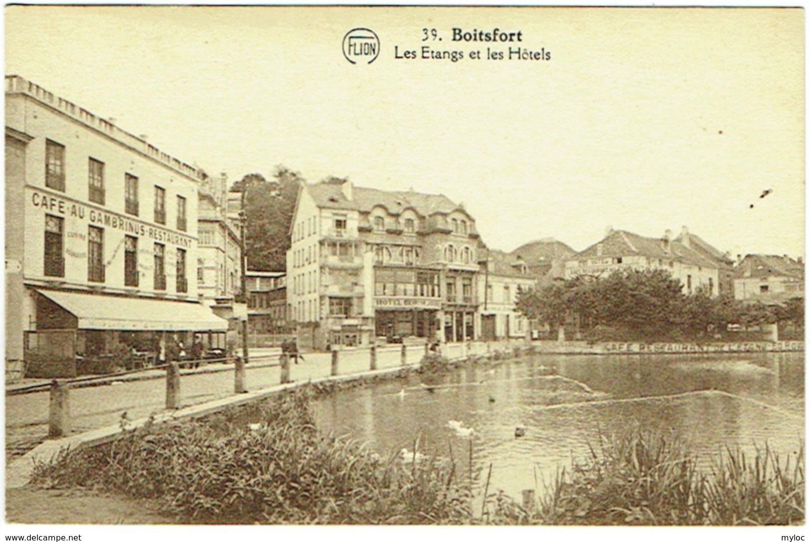 Watermael-Boitsfort.  Etangs Et Hôtels. - Watermaal-Bosvoorde - Watermael-Boitsfort