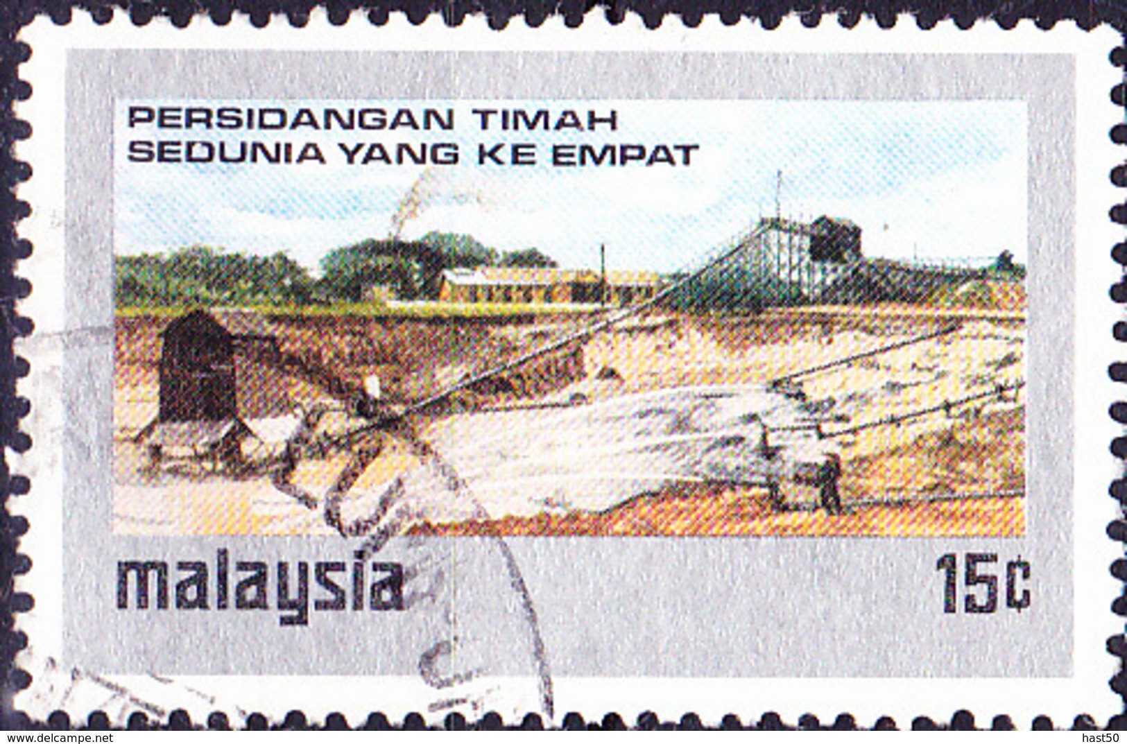 Malaysia - Welt-Zinn-Konferenz (MiNr: 124) 1974 - Gest Used Obl - Maleisië (1964-...)