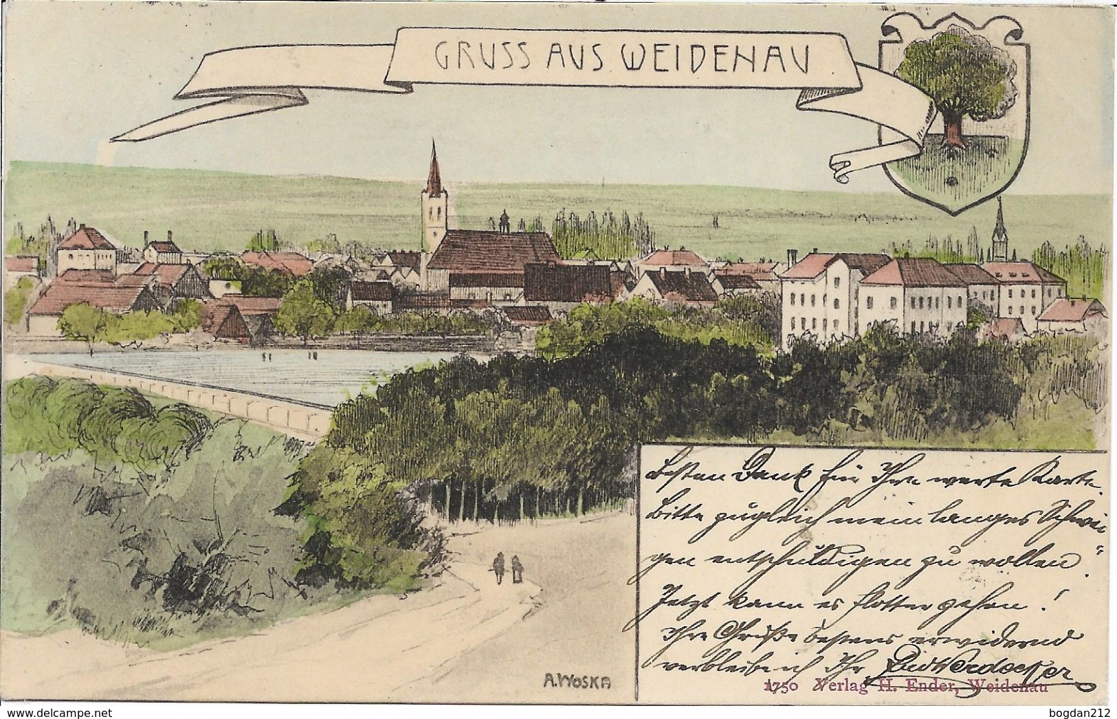 1901 - Vidnava  Weidenau  Okres Jasenik , Gute Zustand ,  2 Scan - Czech Republic