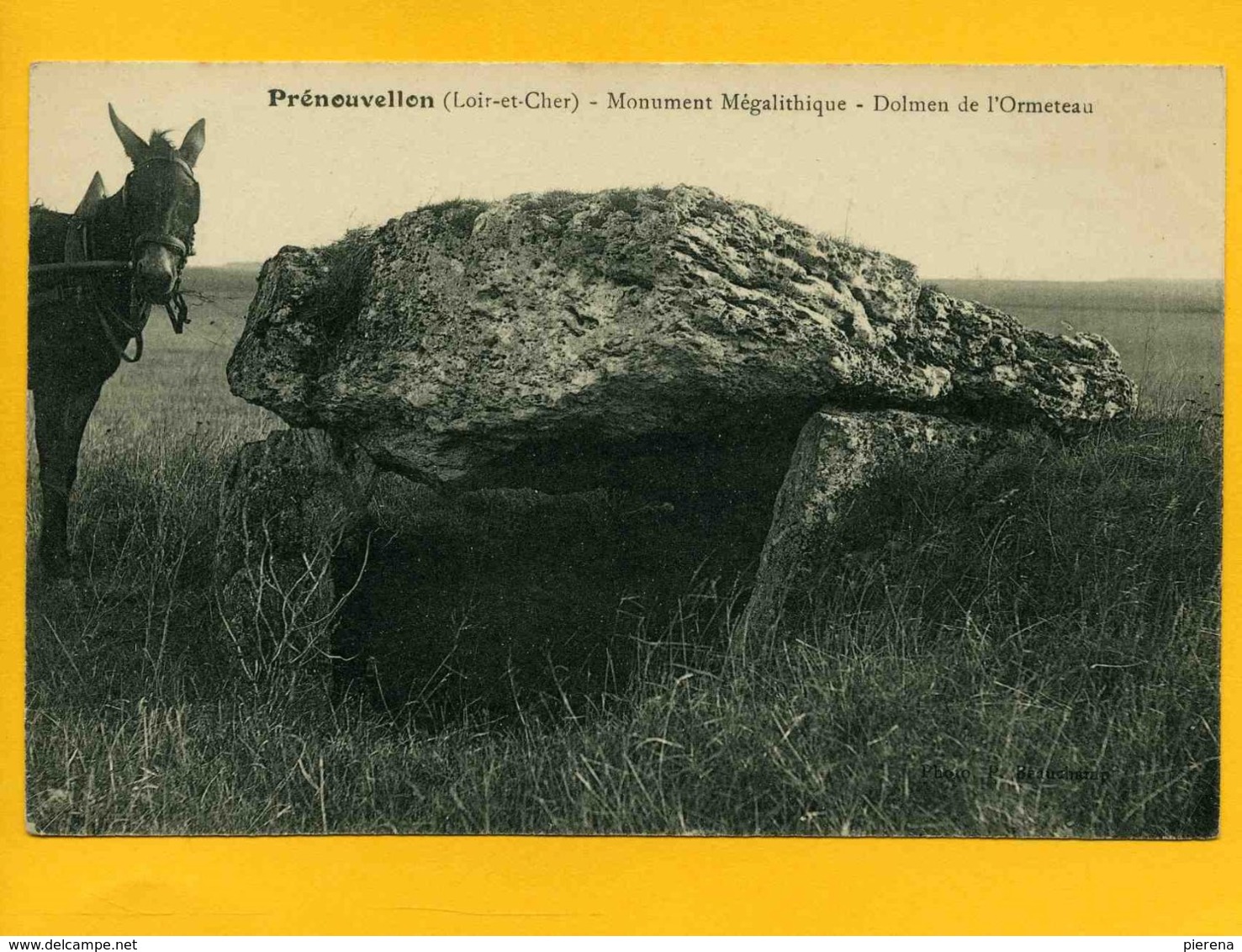 4104 - Prénouvellon - Monument Mégalithique - Dolmen De L'Ormeteau - Autres & Non Classés