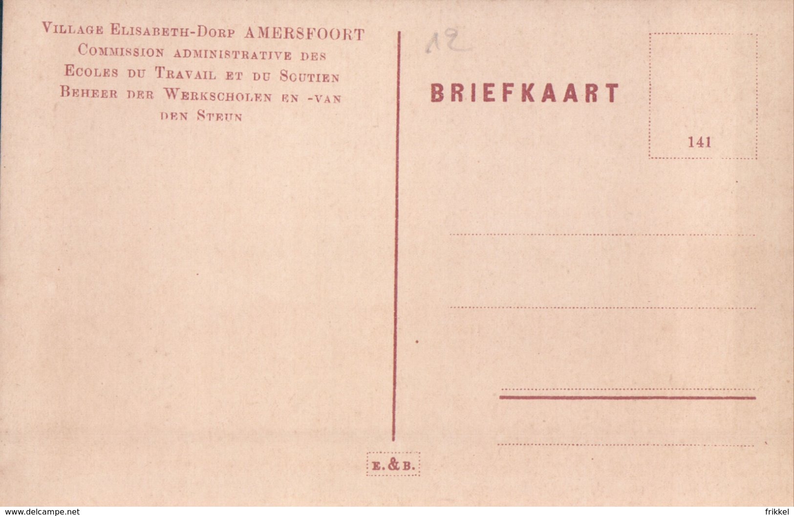 Amersfoort Village Elisabeth-Dorp Beheer Der Werkscholen Algemeen Zicht Vue Générale (regio Camp De Zeist Kamp ) - Amersfoort