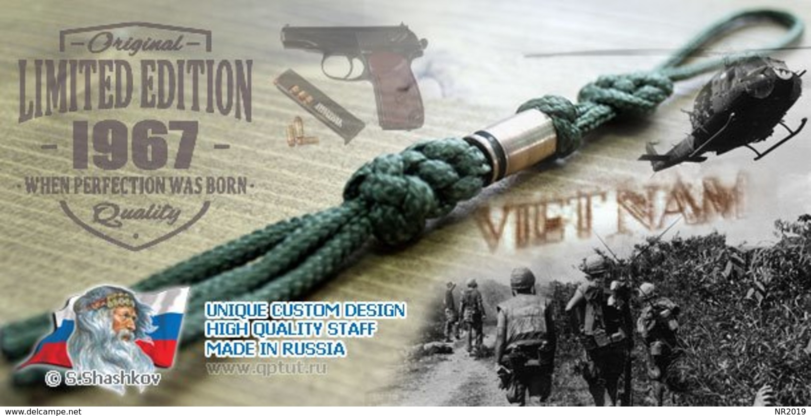 Paracord Lanyard For Knife - Limited Edition - "1967" - Uniforms