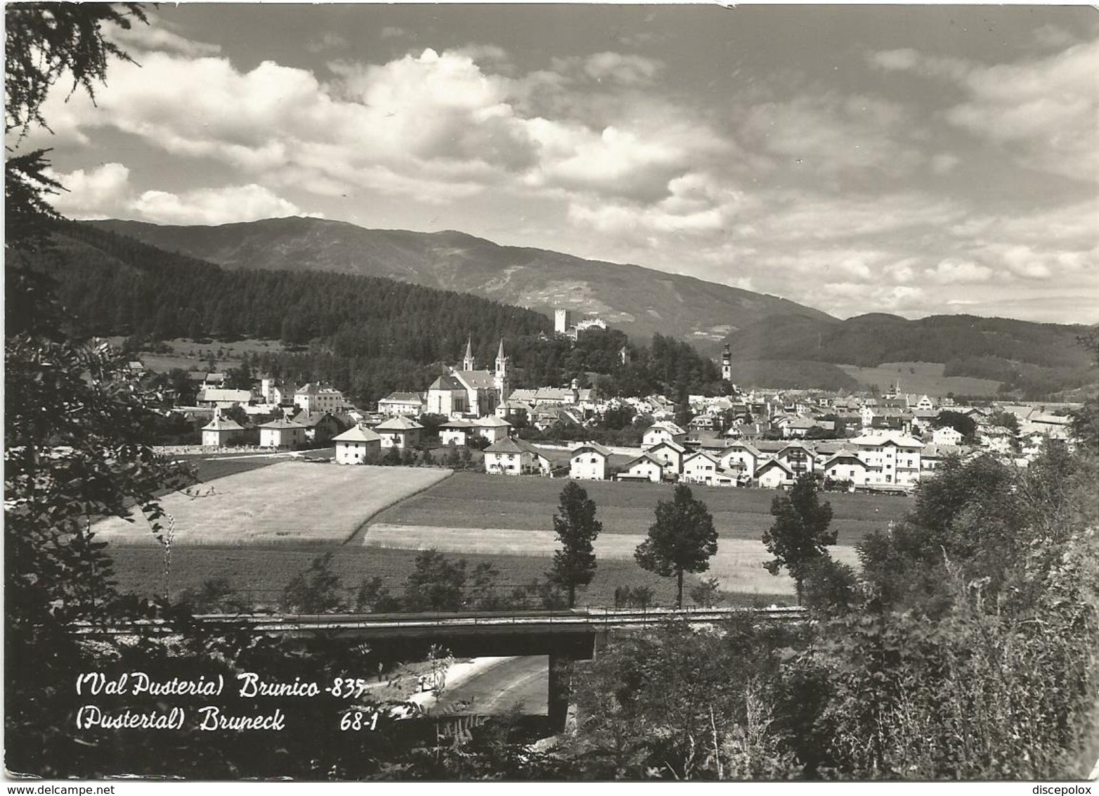 W5186 Brunico Bruneck (Bolzano) - Val Pusteria Pustertal - Panorama / Viaggiata 1964 - Altri & Non Classificati