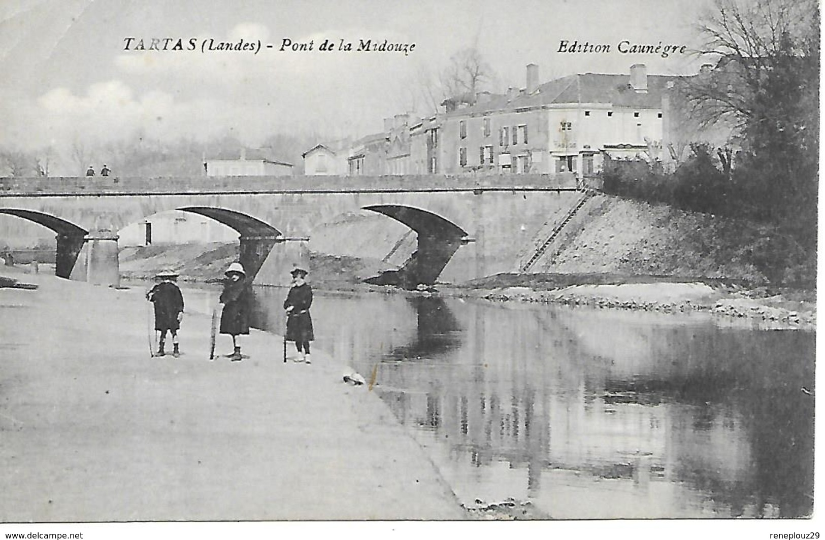 40-cachet Hôpital Aux.N°72 Bis De Tartas Sur CP De 1915 - Guerre De 1914-18