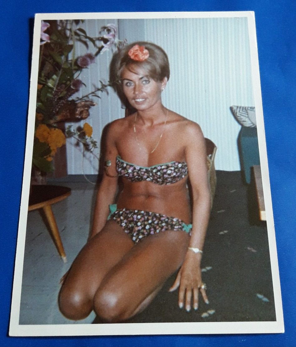 Vintage SEXY PIN-UP GIRL Photo - Hübsche Frau Im Bikini, Jolie Femme Erotique, Pretty Woman, Amateur Model [19-1971] - Pin-Ups