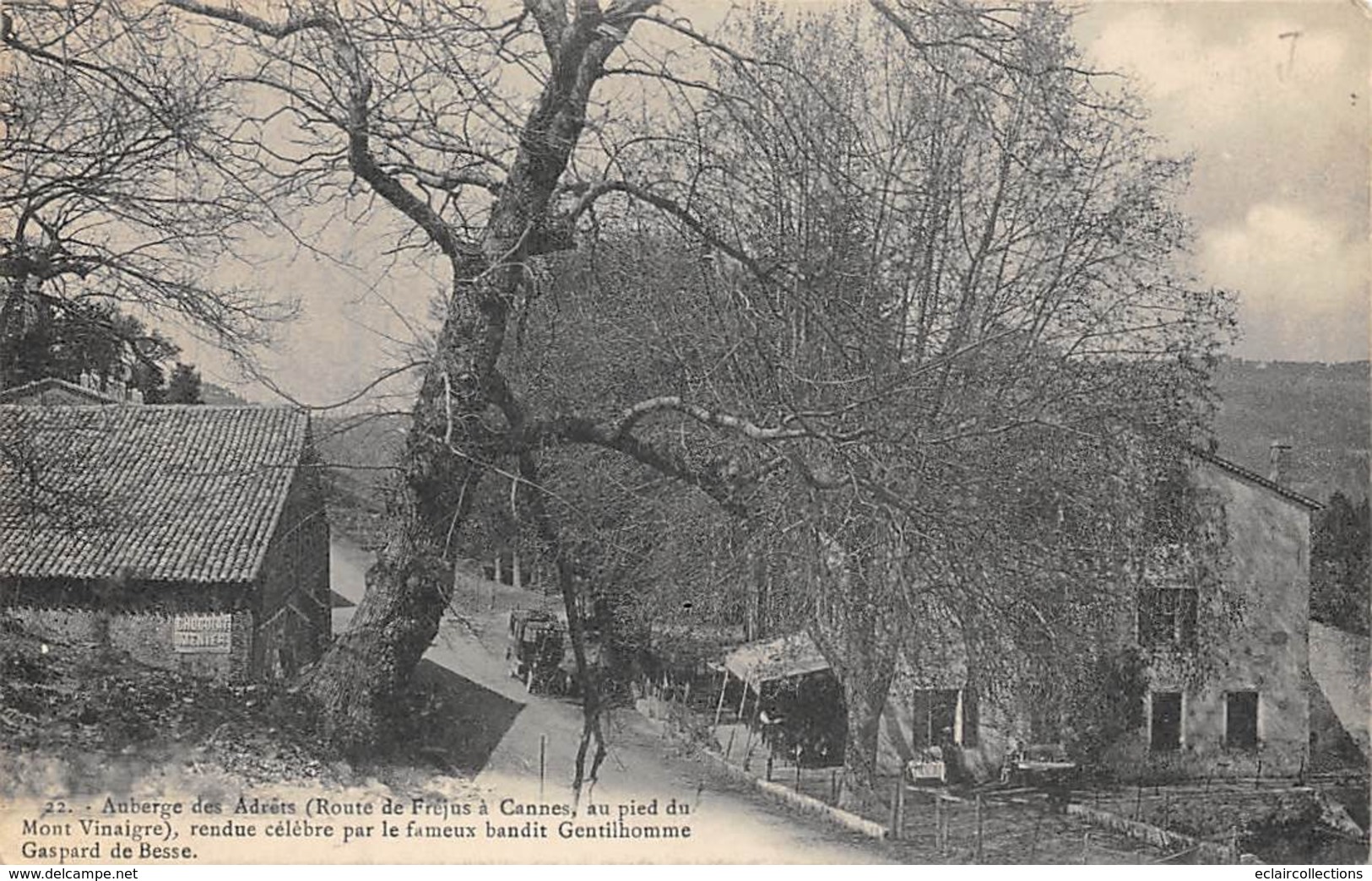 Thème   Justice.       Auberge Des Adrets   83   Mont Vinaigre Gaspard De Besse Bourgeois Gentilhomme   (voir Scan) - Autres & Non Classés