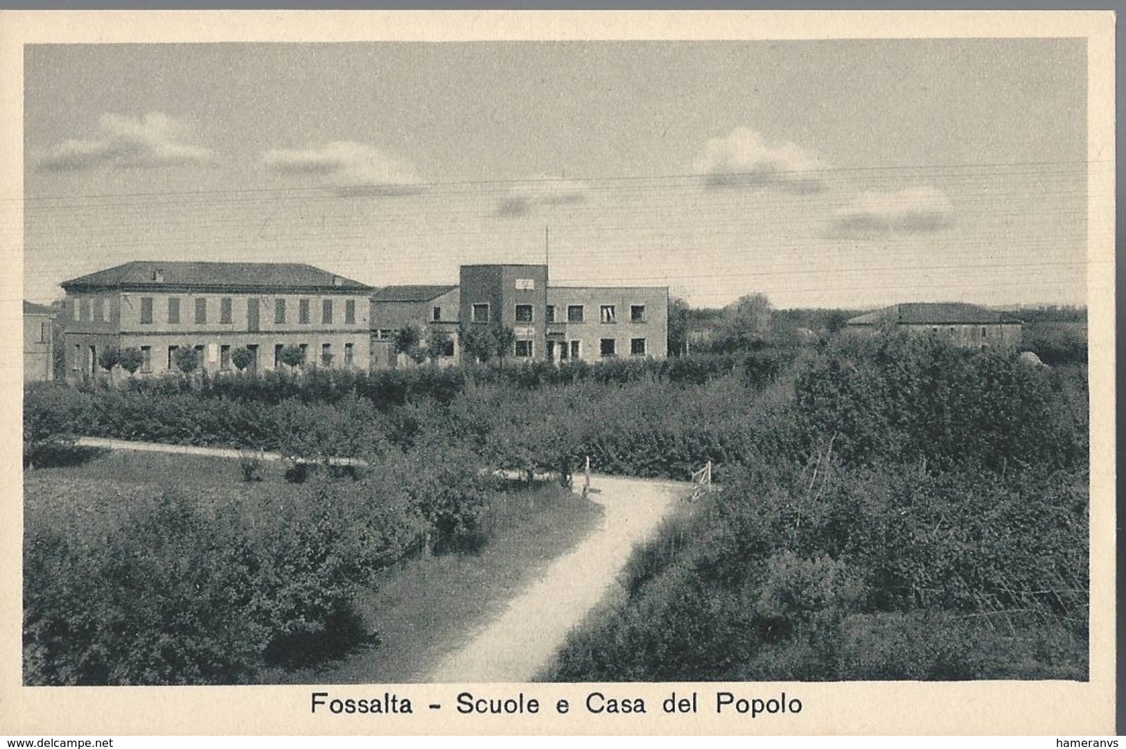 Fossalta - Scuole E Casa Del Popolo - HP1883 - Ferrara