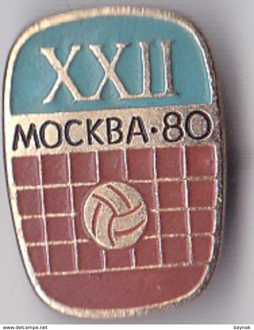 OLD PIN  --  LOT9  --  24 X PINS RUSSIA  --  OLYMPIC GAMES 1980  --  MOSCOW