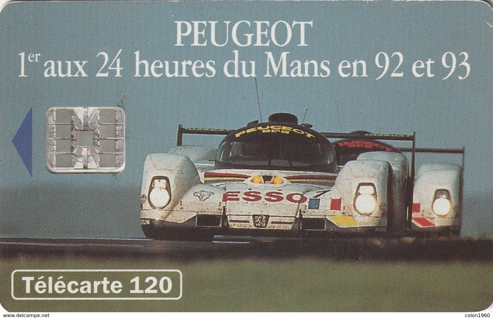 FRANCIA. Peugeot 905 3 - 2 Voitures. 120U. 0398. 07/93. (205). - Deportes