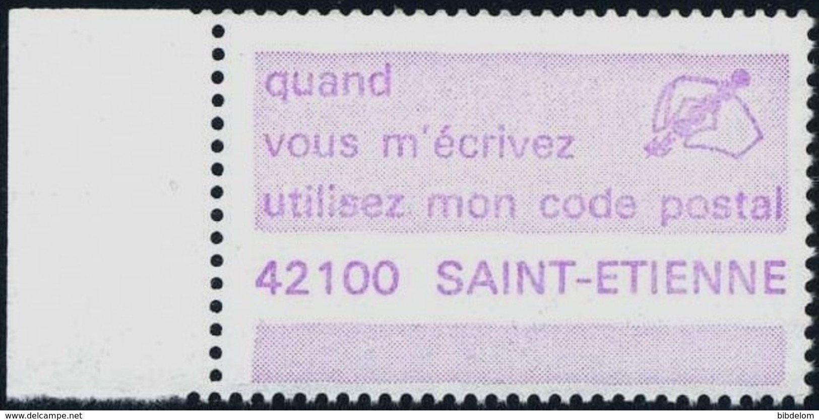 VIGNETTE CODE-POSTAL  -  42100  SAINT-ETIENNE - Postleitzahl