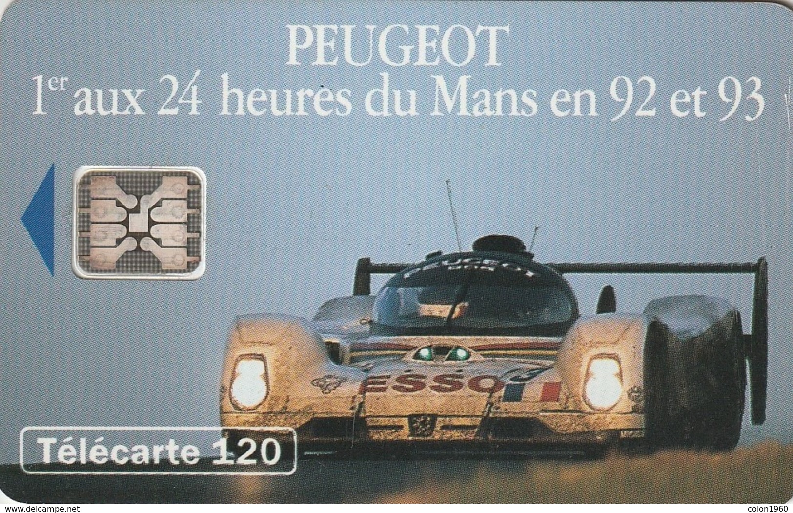 FRANCIA. Peugeot 905 4 - 1 Voiture. 120U. 07/93. 0400. (211). - Deportes