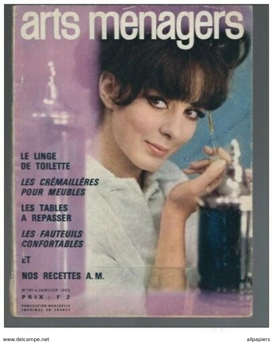 Arts Ménagers N°181 Le Linge De Toilette - Les Crémaillères Pour Meubles - Les Tables à Repasser De 1965 - Maison & Décoration