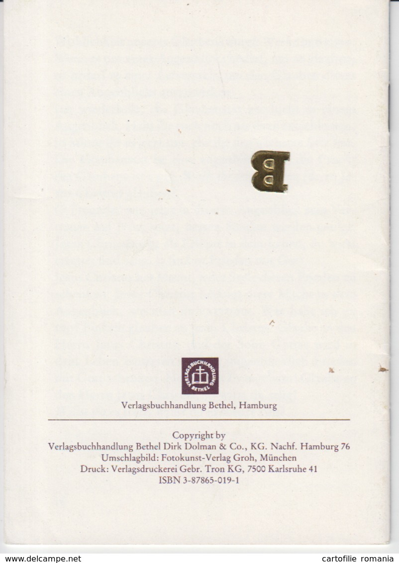 Book, Magazine - German Language - Frieden Mit Gott - Religion, Bethel Hamburg, 16 Pages, Nice Condition - Christianisme