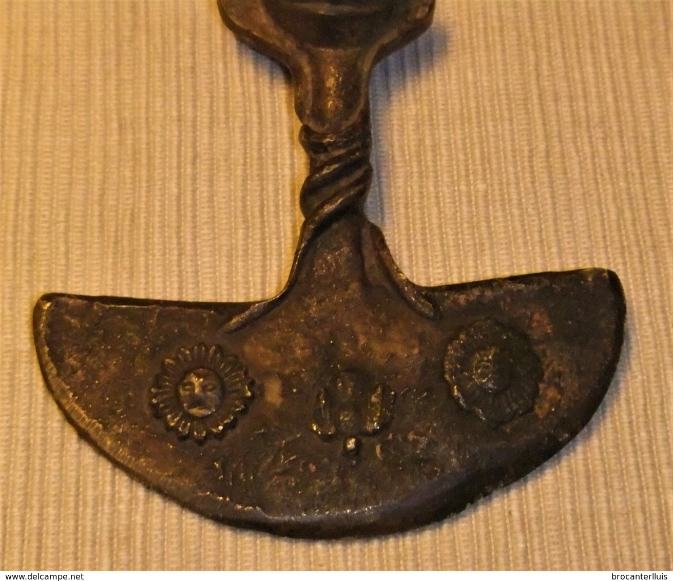 ANTIGUO TUMI, CUCHILLO CEREMONIAL DE PERÚ EN BRONCE - Arqueología