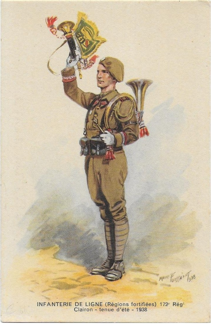 Infanterie De Ligne - Clairon - Tenue D'été -  Signée - Uniformi