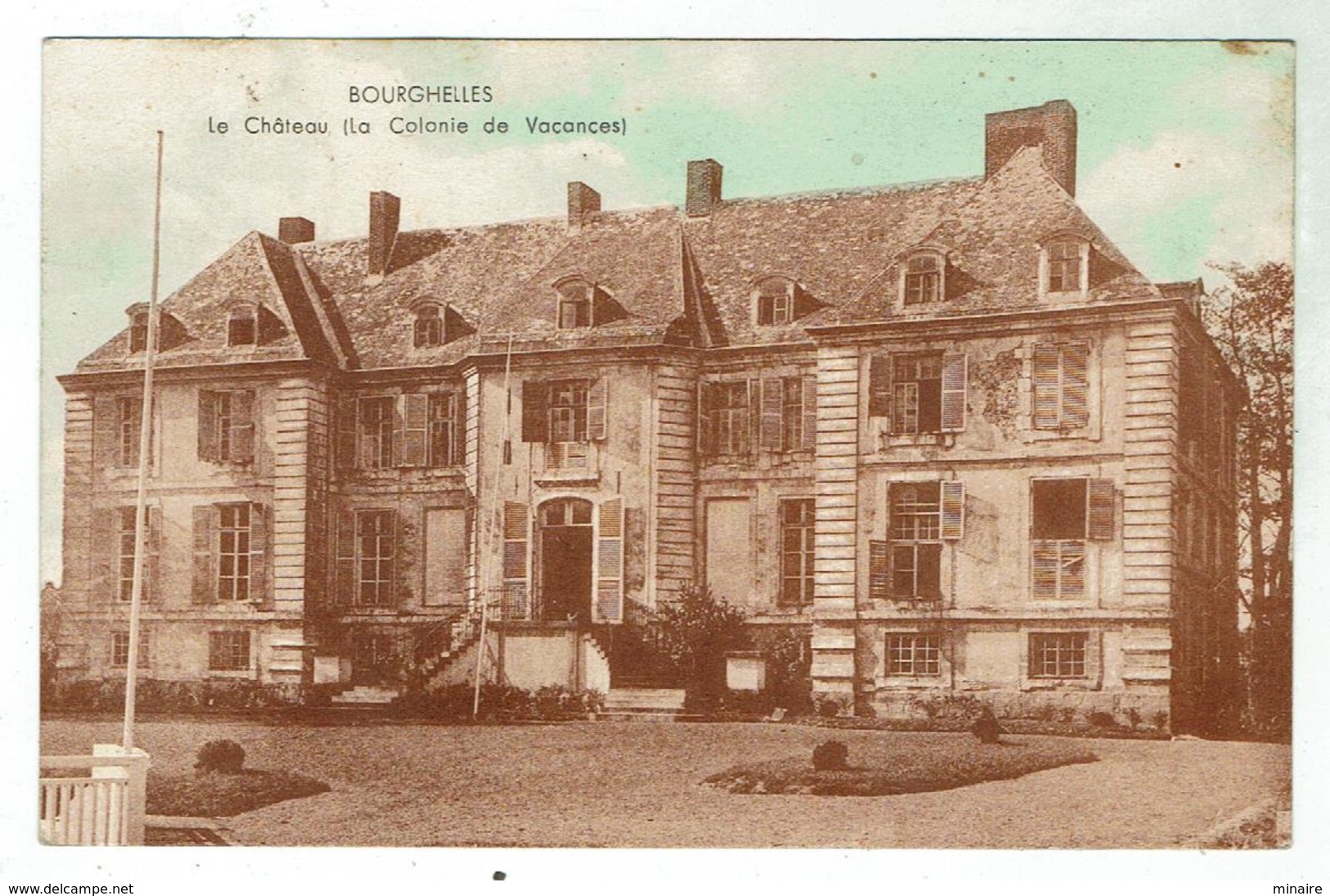 BOURGHELLES Près Cysoing -  Le Château - Clonie De Vacances - Circulée 1950 - Autres & Non Classés