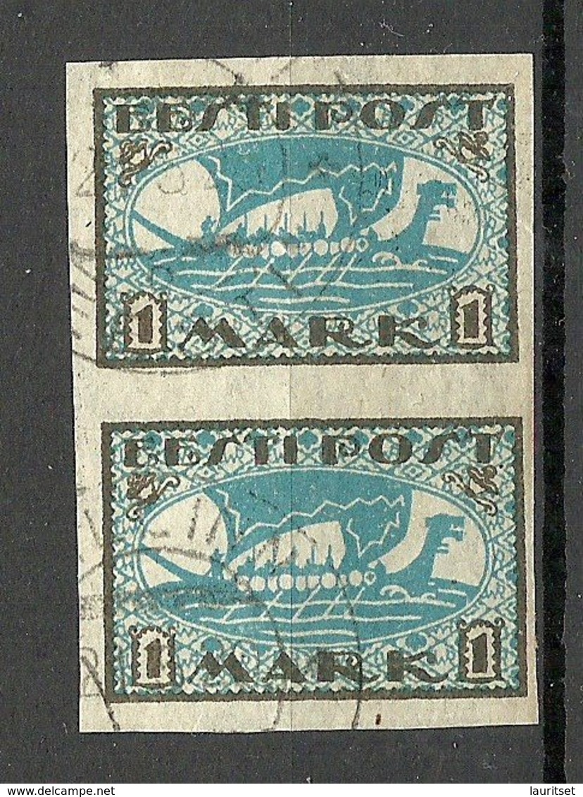 ESTLAND Estonia 1920 Michel 12 Y As Pair O - Estland