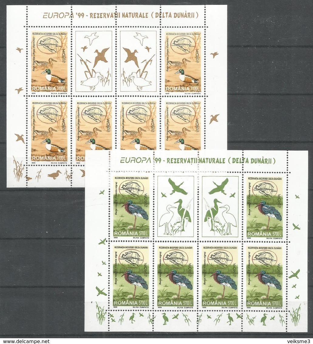 ROMANIA - MNH - Europa-CEPT - Birds - 1999 - 1999