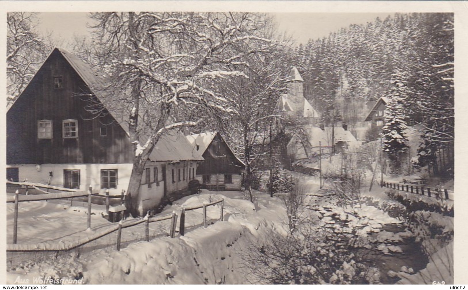 AK Wölfelsgrund - Międzygórze - Winter - 1929 (44158) - Schlesien