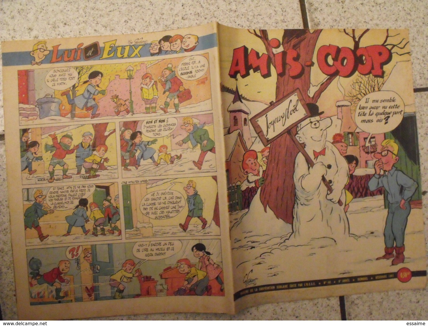 Amis-coop N° 40 De Décembre 1961. Journal BD à Redécouvrir. 36 Pages. - Autre Magazines