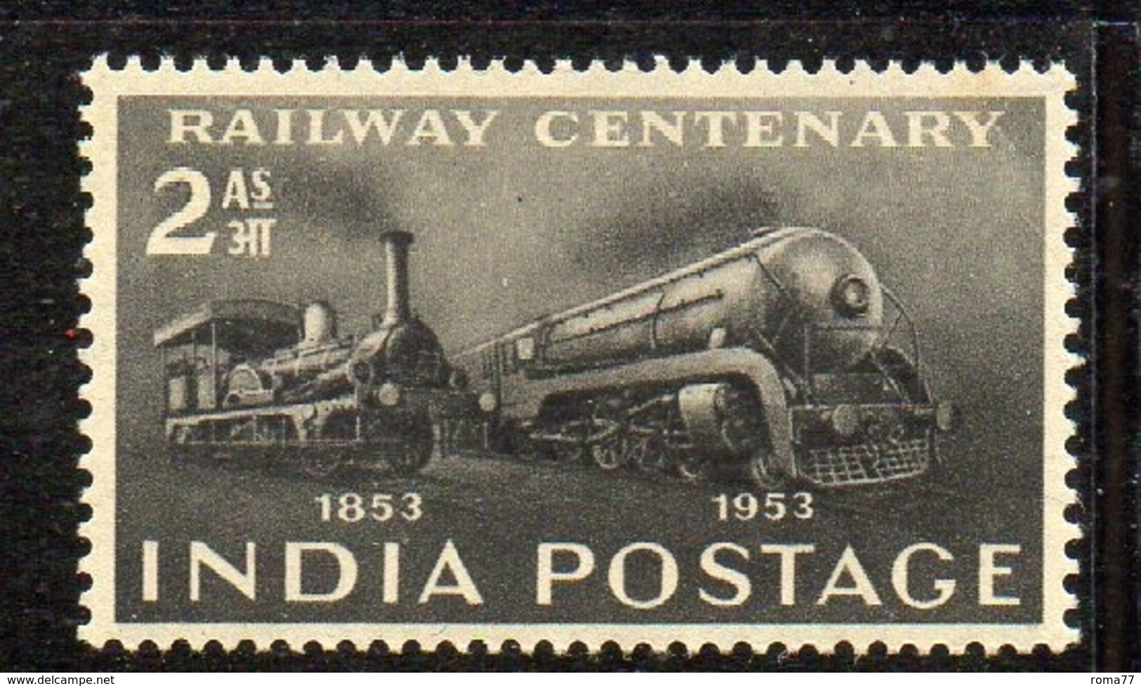 Y303 - INDIA 1953, Yvert N. 43  ***  MNH  (2380A)  Treni - Nuovi