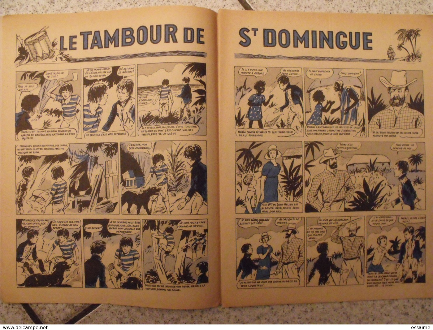 Lot De 6 Revues BD "Ima L'ami Des Jeunes" De 1956. Journal BD à Redécouvrir. Erik, Jean Ache Moreau Alain Saint Ogan - Autre Magazines