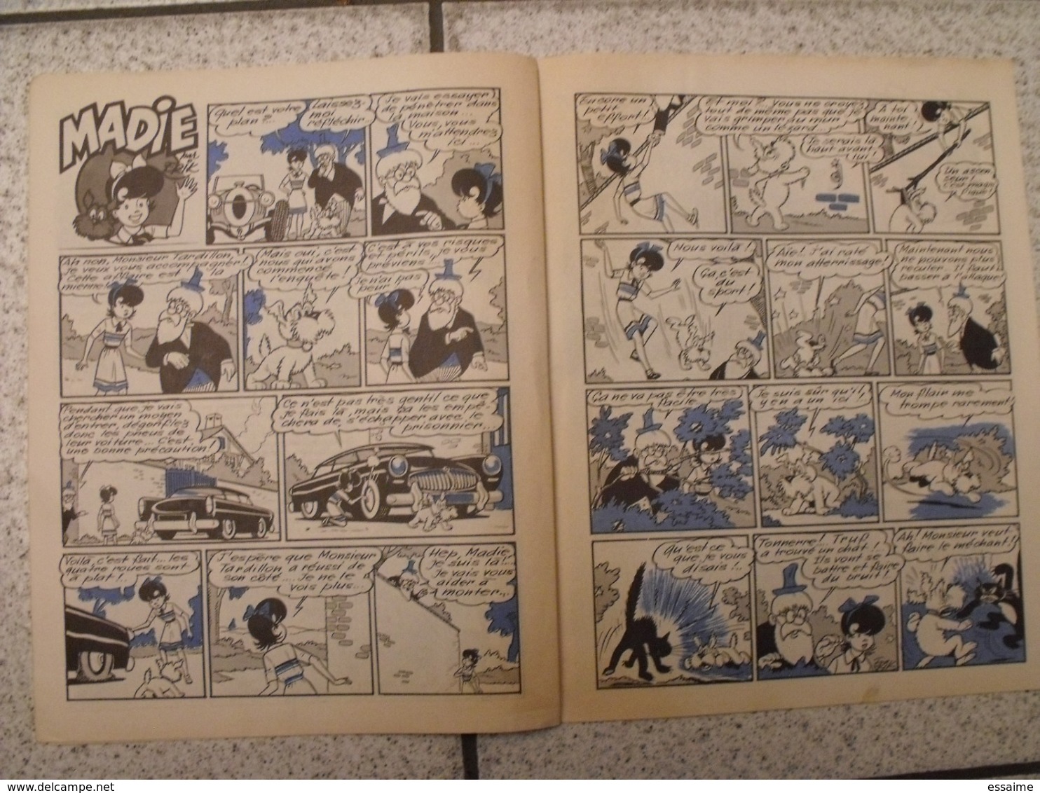 Lot De 6 Revues BD "Ima L'ami Des Jeunes" De 1955-56. Journal BD à Redécouvrir. Erik, Jean Ache Moreau Alain Saint Ogan - Autre Magazines