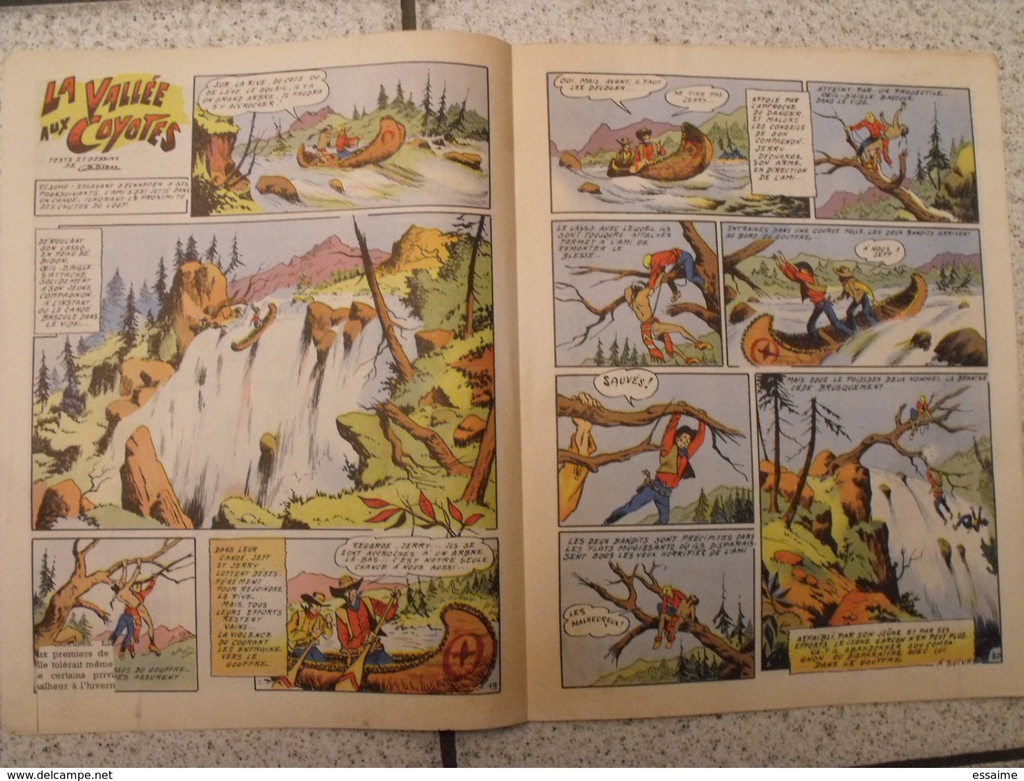 Lot De 6 Revues BD "Ima L'ami Des Jeunes" De 1955-56. Journal BD à Redécouvrir. Erik, Jean Ache Moreau Alain Saint Ogan - Autre Magazines