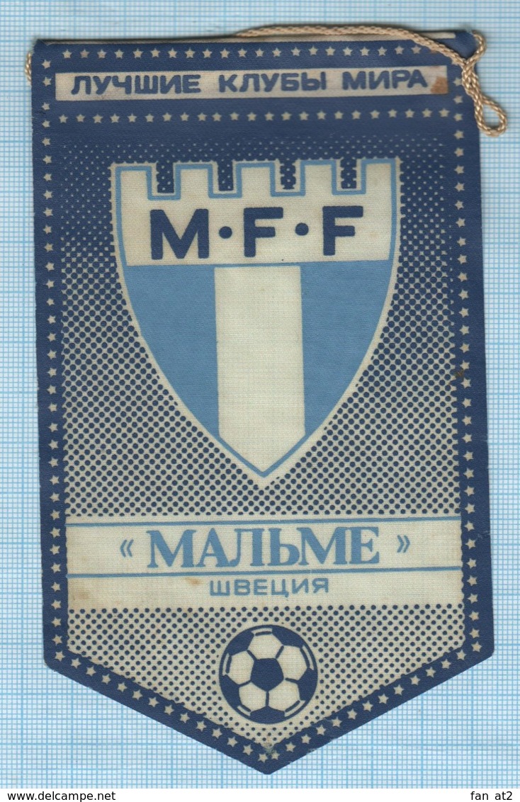 USSR / Pennant / Soviet Union / Football The Best Clubs In The World. FC Malmo Sweden.1970s - Apparel, Souvenirs & Other