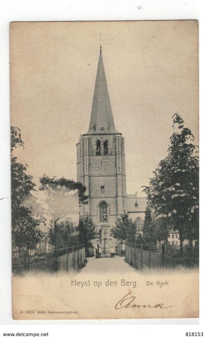 Heist-op-den-Berg   Heyst Op Den Berg   De Kerk  1905 - Heist-op-den-Berg