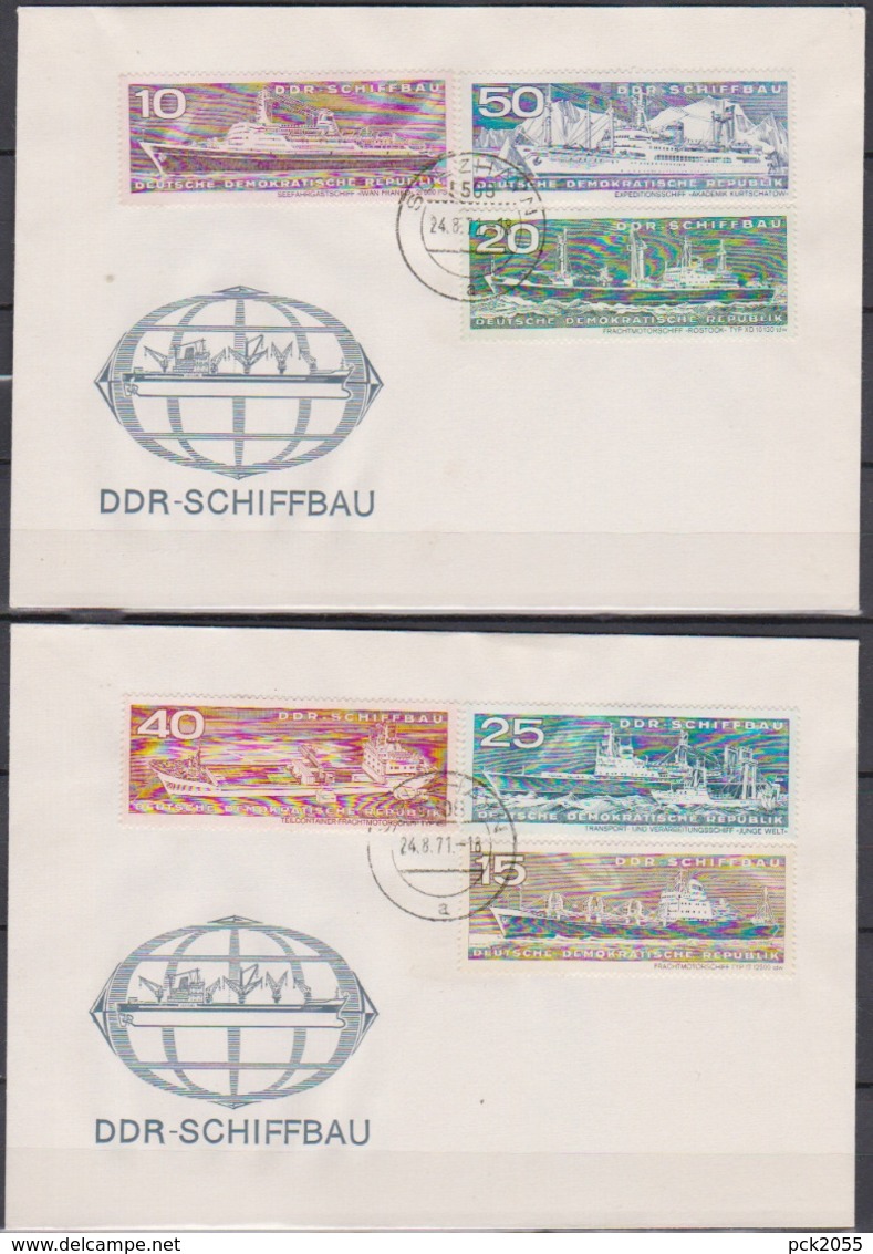 DDR FDC1971 Nr.1693 - 1698  Schiffbau ( D 6488 ) Günstige Versandkosten - 1971-1980