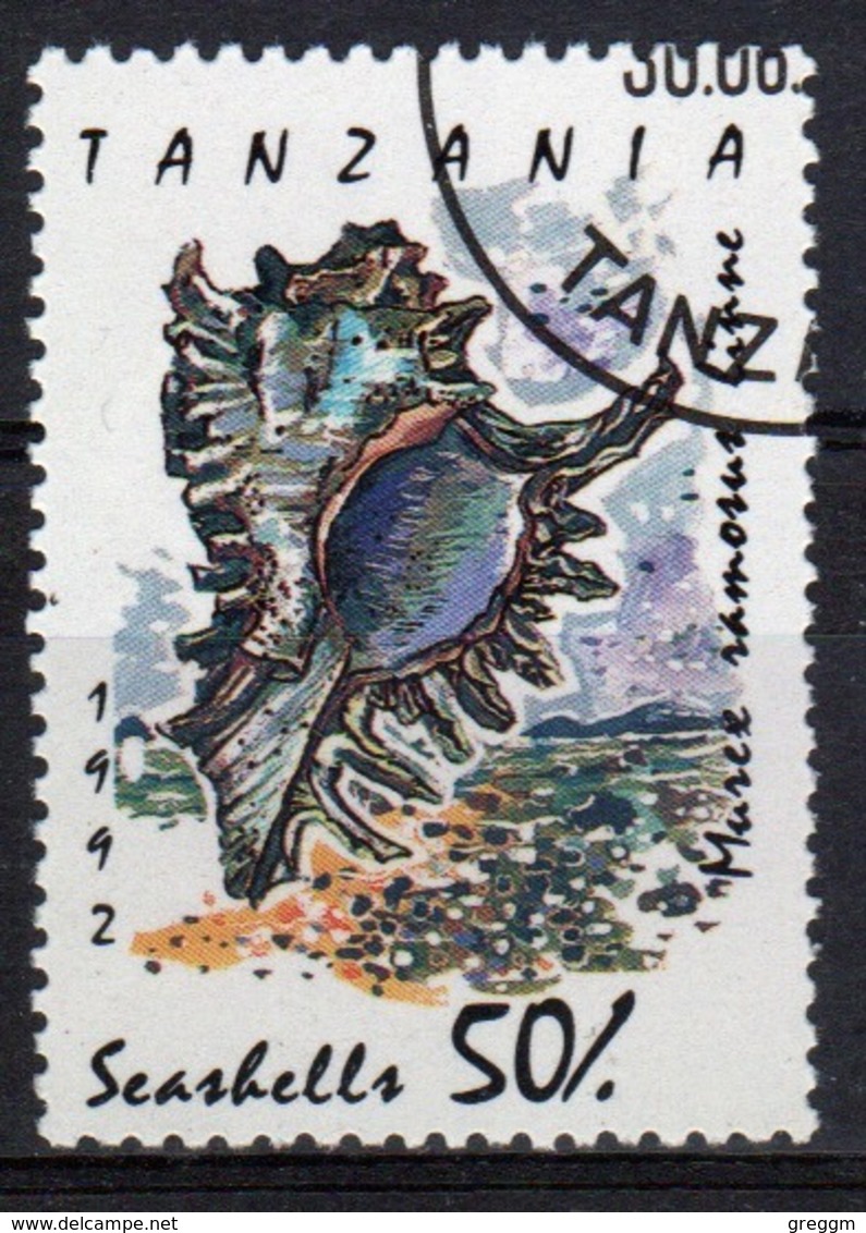 Tanzania 1992 Single 50s Stamp From The Definitive Set On Sea Shells. - Tanzania (1964-...)