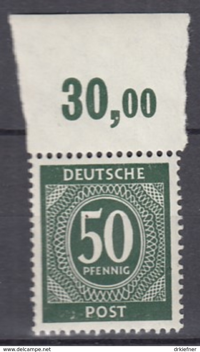 AllBes. GemAusg.  932 A P OR Ndgz, Postfrisch **, Mit Oberrand, Kontrollratsausgabe I, 1946 - Autres & Non Classés