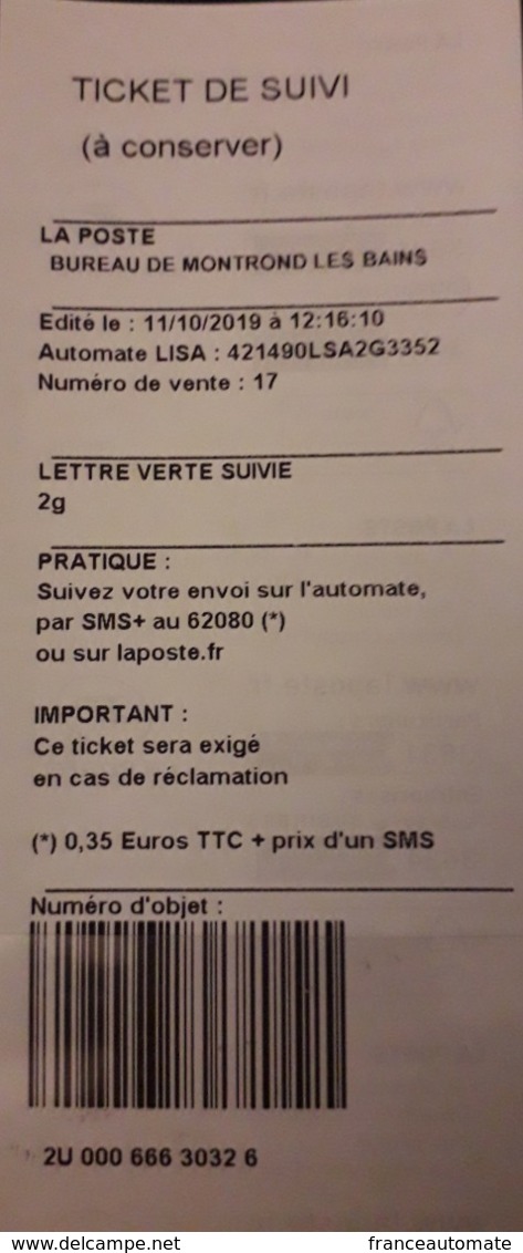 2 Atms, Pli,  Lettre Verte Suivie , DD 1.28€, MARCOPHILEX XLIII MONTROND LES BAINS 2019. Le Château De Montrond-les-Bai - 2010-... Vignettes Illustrées