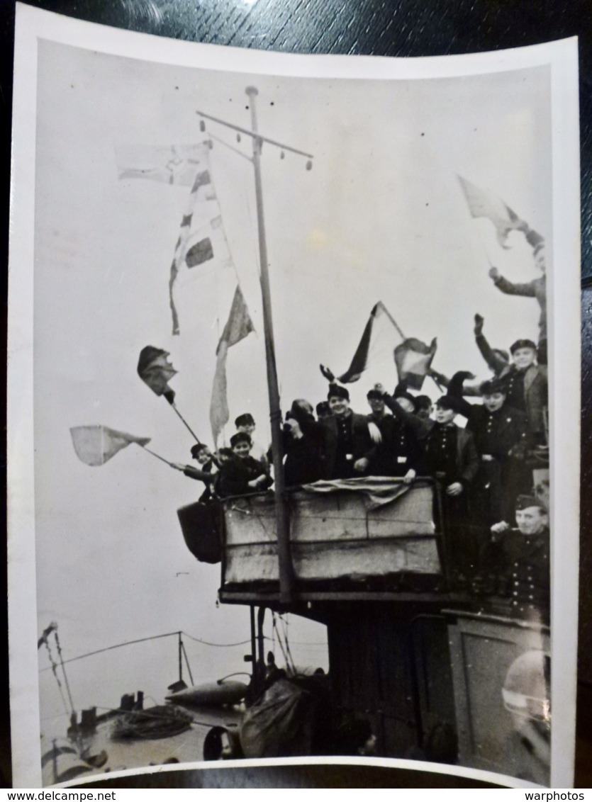 PHOTO Presse WW2 WWII : HITLERJUGEND Sur MINENSUCHBOOES Au DANEMARK _ 8.3.1941 - Oorlog, Militair
